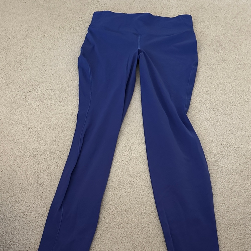 lululemon athletica base pace leggings electric Deep Blue Leggings size 8 - Picture 2 of 5